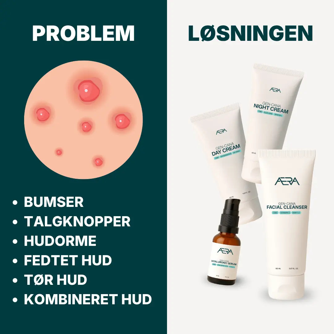 ÆRA Care løser dine hudproblemer som bumser og urenheder